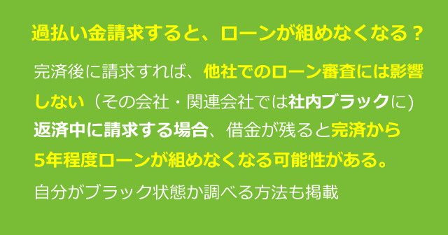 過払い金請求するとローンが組めないって本当？司法書士が解説